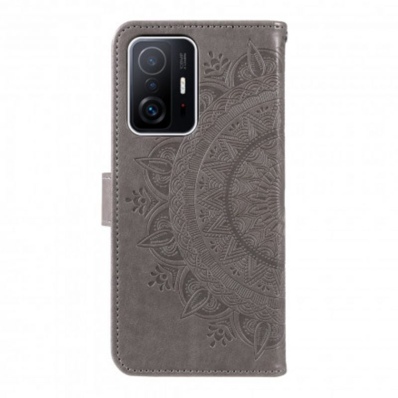 Folio-hoesje voor Xiaomi 11T / 11T Pro Zon Mandala