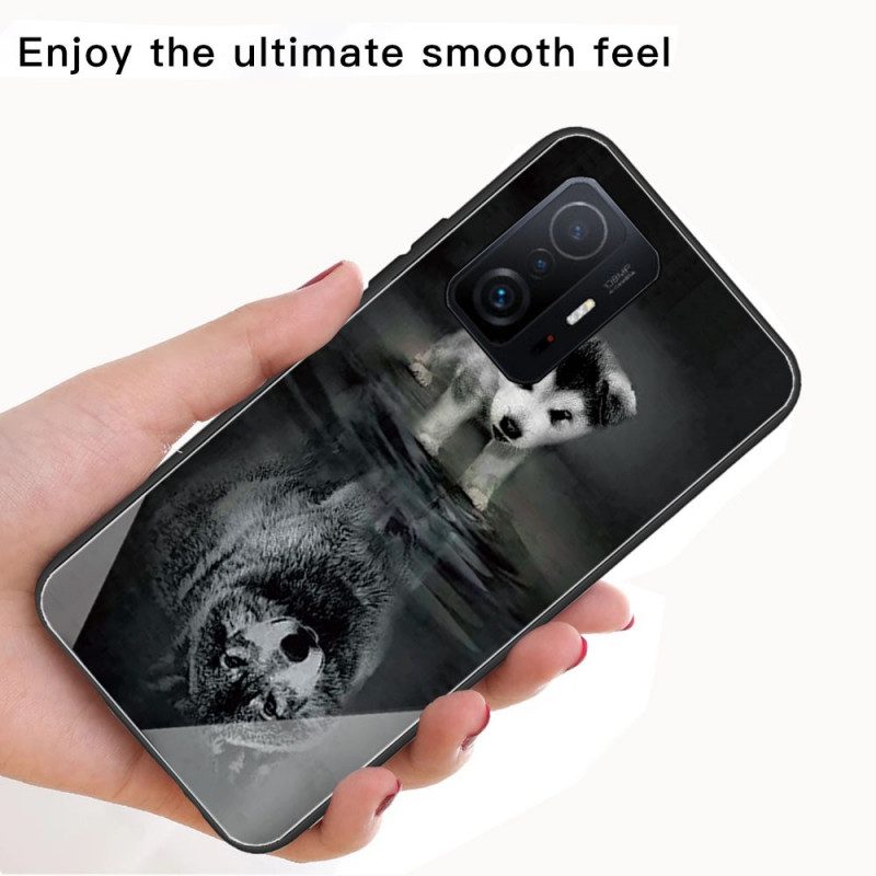 Hoesje voor Xiaomi 11T / 11T Pro Puppy Dream Gehard Glas