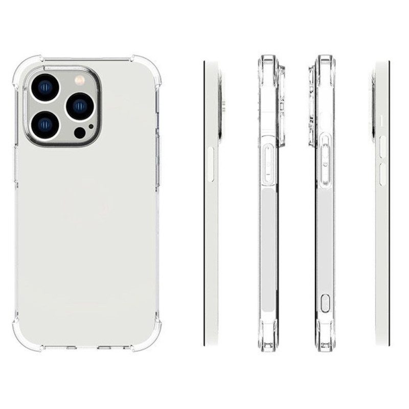 Telefoonhoesje voor iPhone 14 Pro Naadloze Versterkte Hoeken