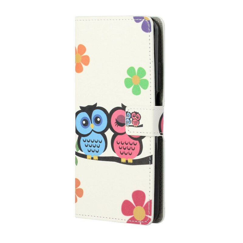 Folio-hoesje voor Xiaomi Mi 10T / 10T Pro Paar Uilen
