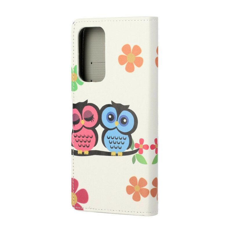 Folio-hoesje voor Xiaomi Mi 10T / 10T Pro Paar Uilen