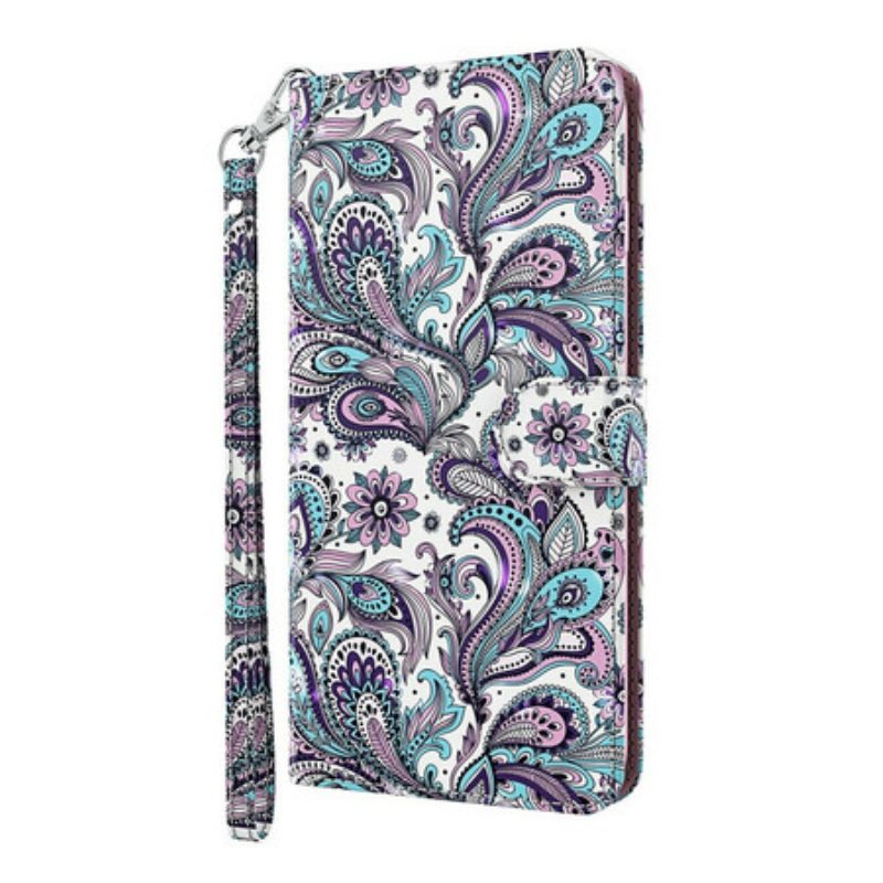 Folio-hoesje voor Samsung Galaxy S21 Plus 5G Chique Kant