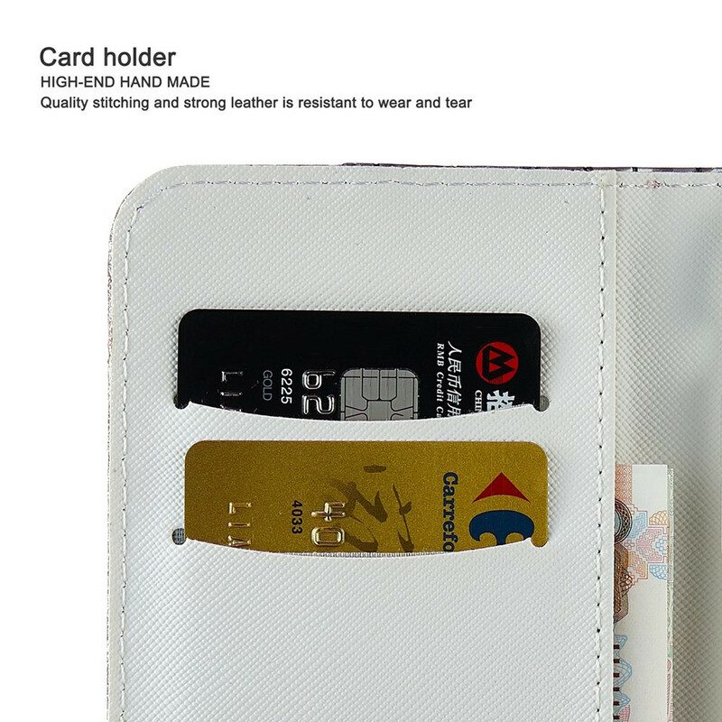Folio-hoesje voor Samsung Galaxy S21 Plus 5G Krokodil Diamanten