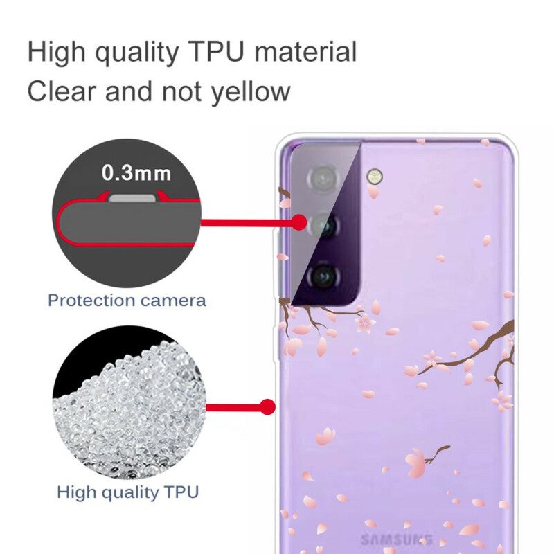 Hoesje voor Samsung Galaxy S21 Plus 5G Bloeiende Takken