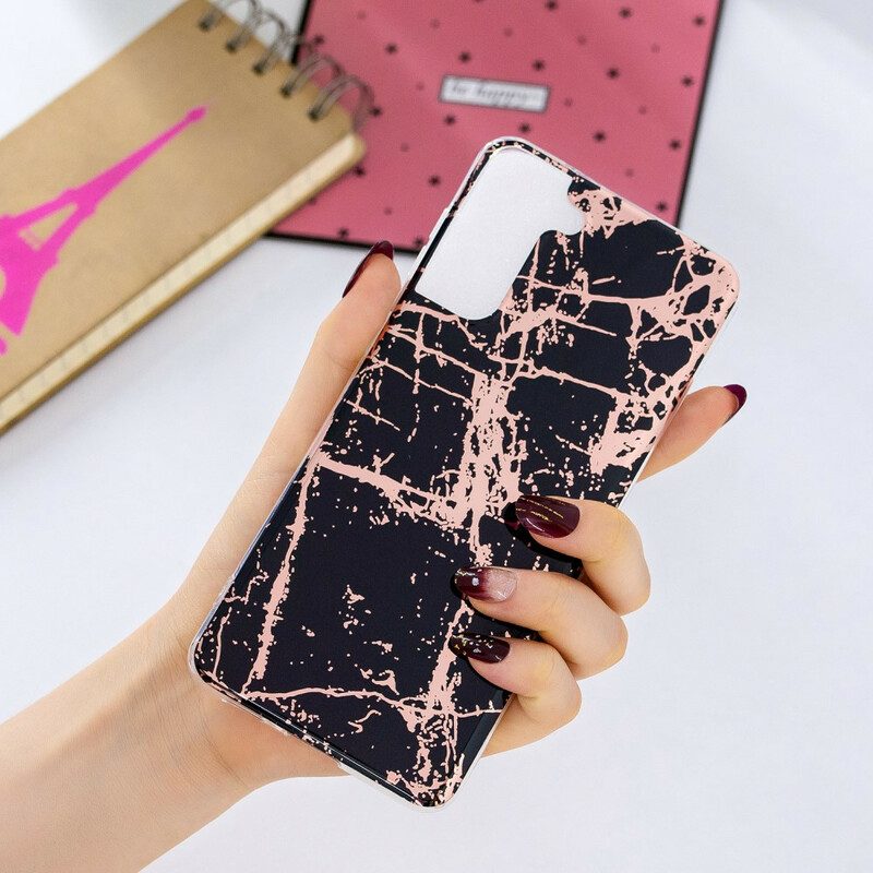 Hoesje voor Samsung Galaxy S21 Plus 5G Ultradesign Marmer