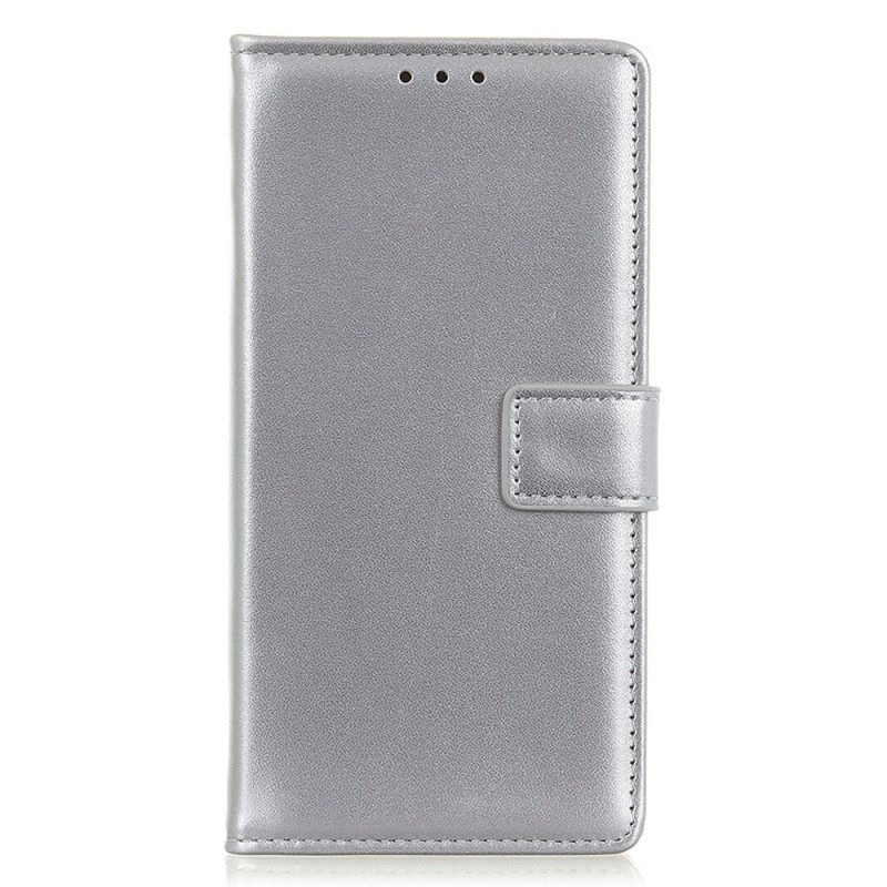 Folio-hoesje iPhone 16 Pro Telefoonhoesje Eenvoudig Kunstleer