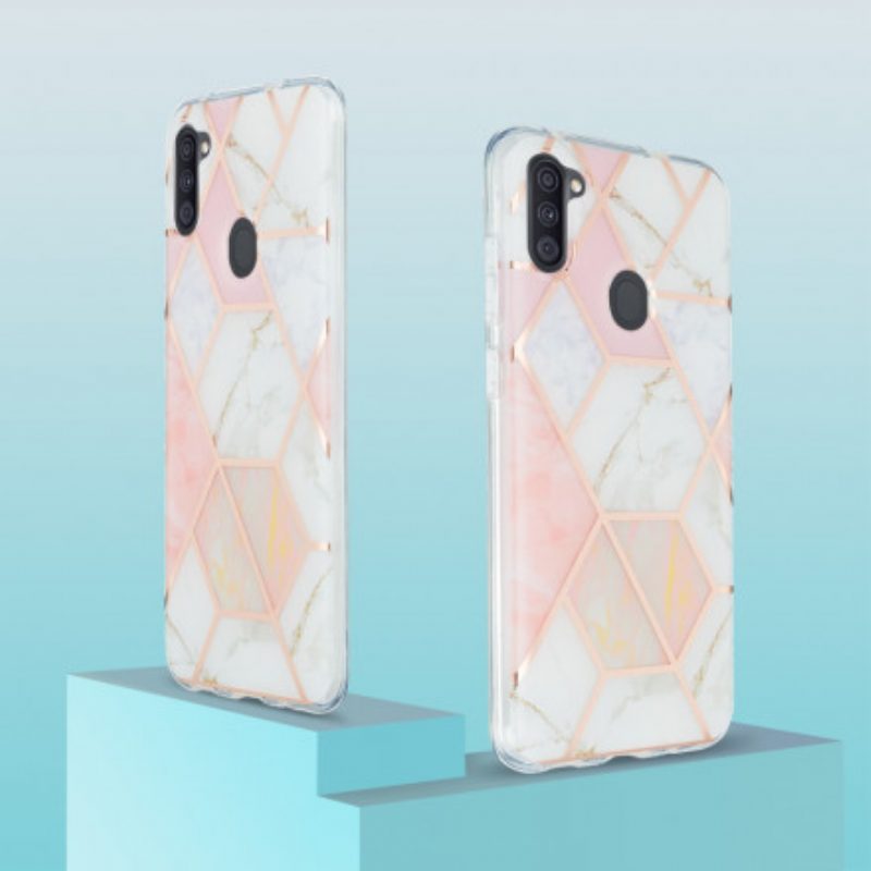 Hoesje voor Samsung Galaxy M11 Ultradesign Marmer