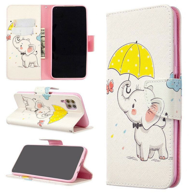 Folio-hoesje voor Huawei P40 Lite Baby Olifant