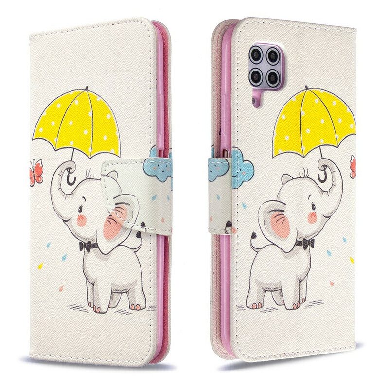 Folio-hoesje voor Huawei P40 Lite Baby Olifant