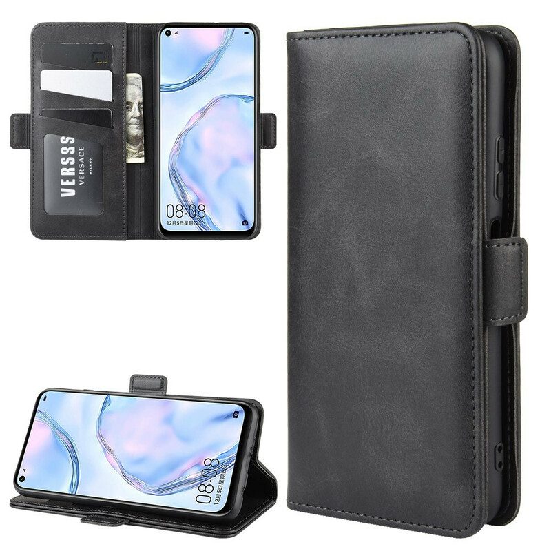 Folio-hoesje voor Huawei P40 Lite Flip Case Dubbele Klep