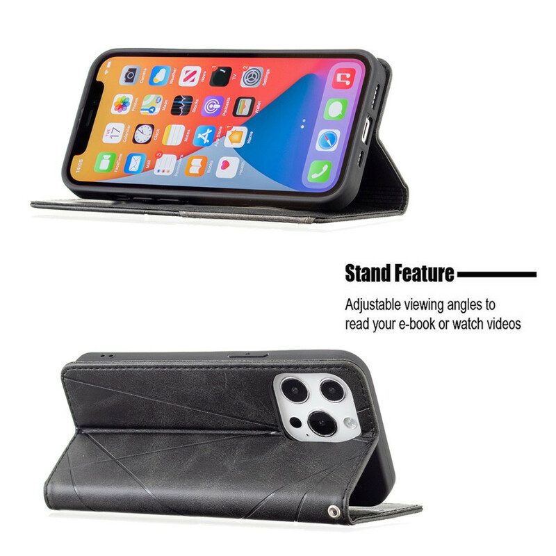 Bescherming Hoesje voor iPhone 13 Pro Folio-hoesje Artistieke Stijl