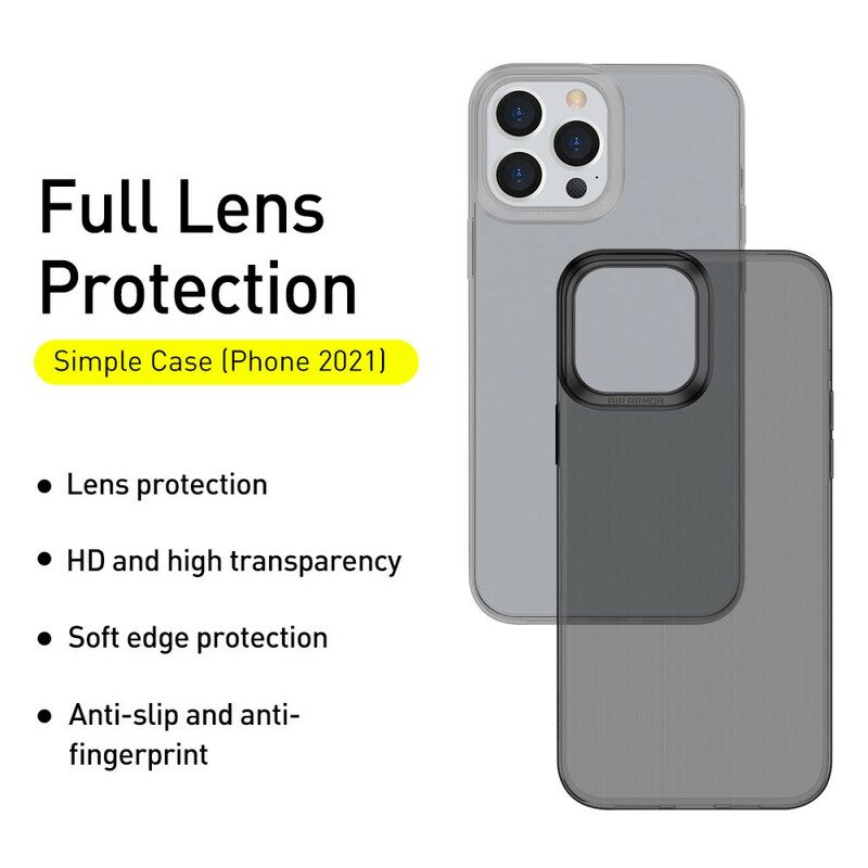 Hoesje voor iPhone 13 Pro Baseus Eenvoudige Serie