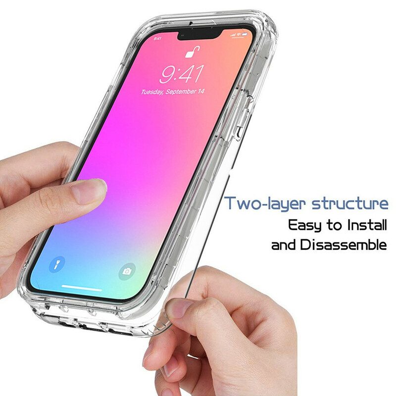 Hoesje voor iPhone 13 Pro Overgangskleur