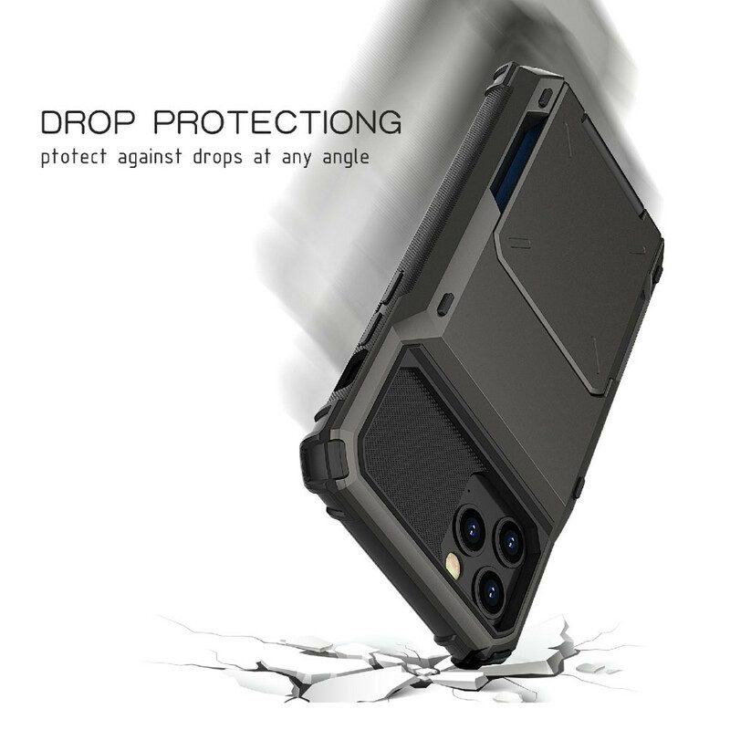 Telefoonhoesje voor iPhone 13 Pro Kaarthouder In Flip-stijl