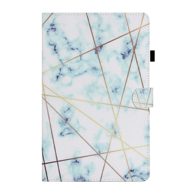Folio-hoesje voor iPad Mini 6 (2021) Marmeren Geometrie
