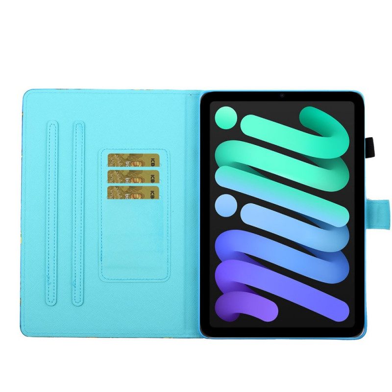 Folio-hoesje voor iPad Mini 6 (2021) Olifanten Kunst
