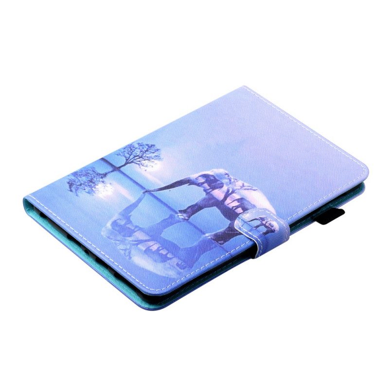 Folio-hoesje voor iPad Mini 6 (2021) Olifanten Kunst