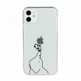 Hoesje voor iPhone 11 Panda En Elephant Games-logo