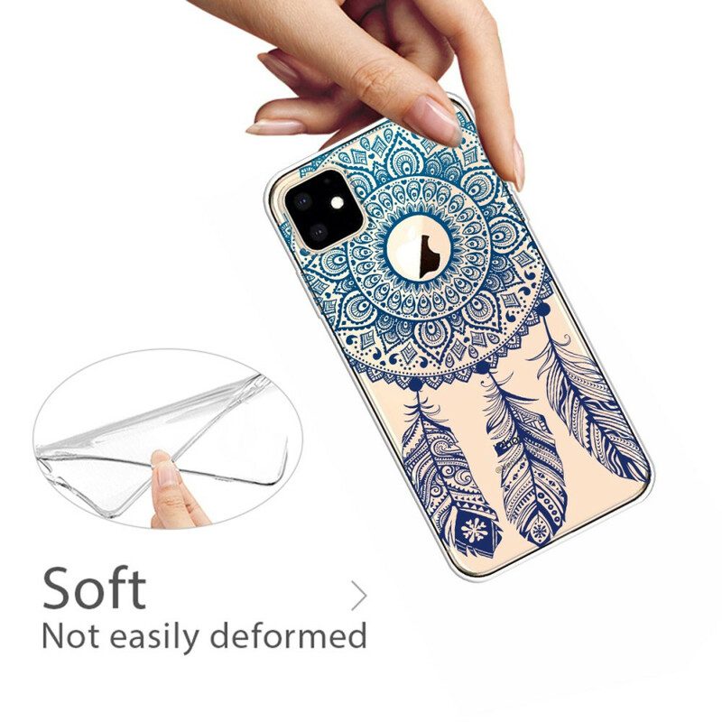 Telefoonhoesje voor iPhone 11 Enkelbloemige Mandala