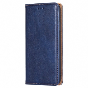 Bescherming Hoesje voor Samsung Galaxy S22 Ultra 5G Folio-hoesje Kunstleer Stiksels