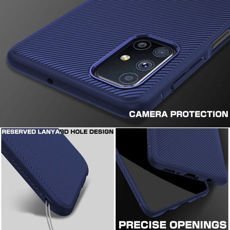 Telefoonhoesje voor Samsung Galaxy M51 Twill Uit De Jazz-serie