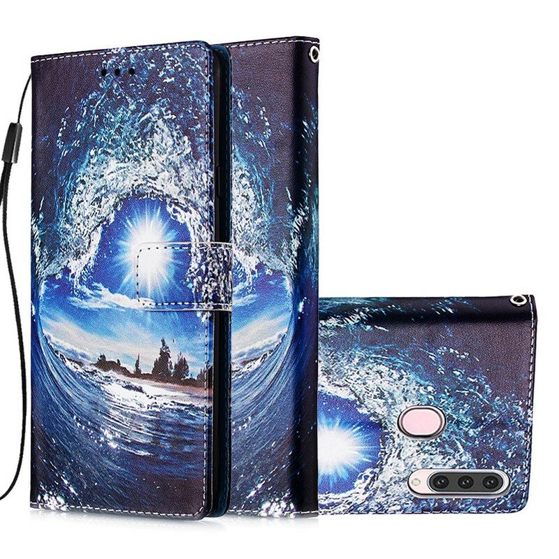 Leren Hoesje voor Samsung Galaxy A20s Houdt Van De Golf