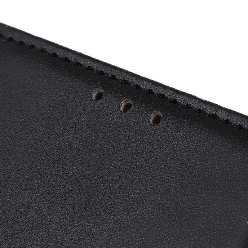 Folio-hoesje voor Xiaomi 12 Pro Effen Kunstleer