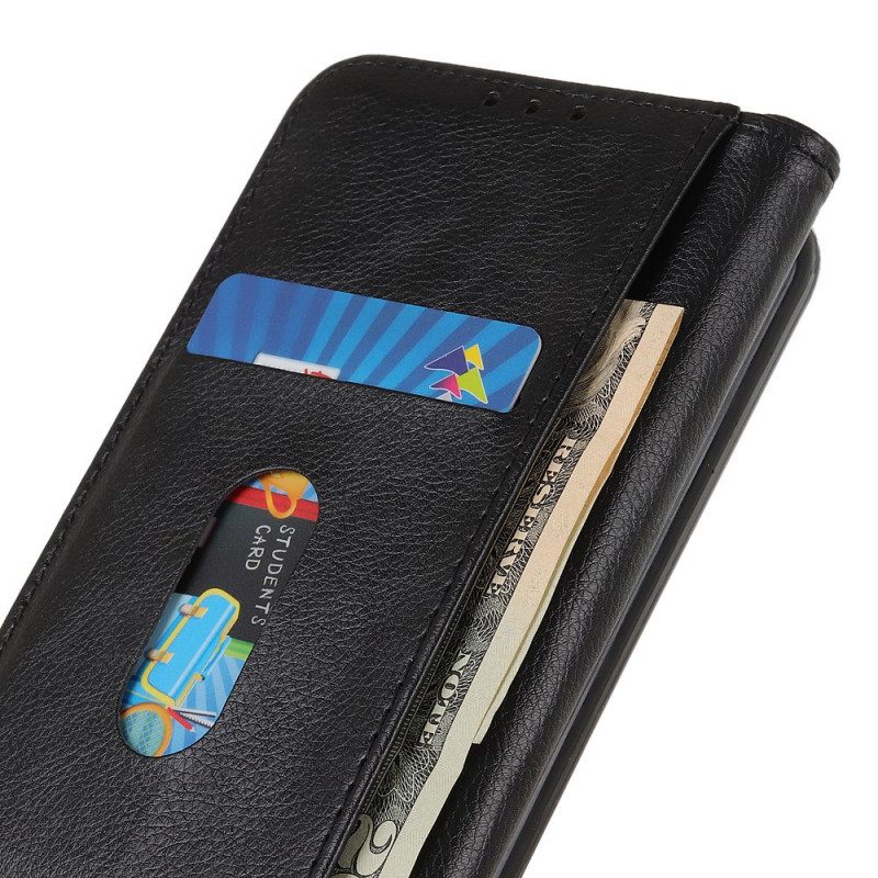 Bescherming Hoesje voor Moto G41 / G31 Folio-hoesje Elegantie Split Litchi Leer