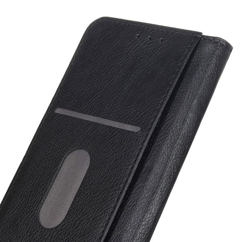 Bescherming Hoesje voor Moto G41 / G31 Folio-hoesje Mat Splitleer
