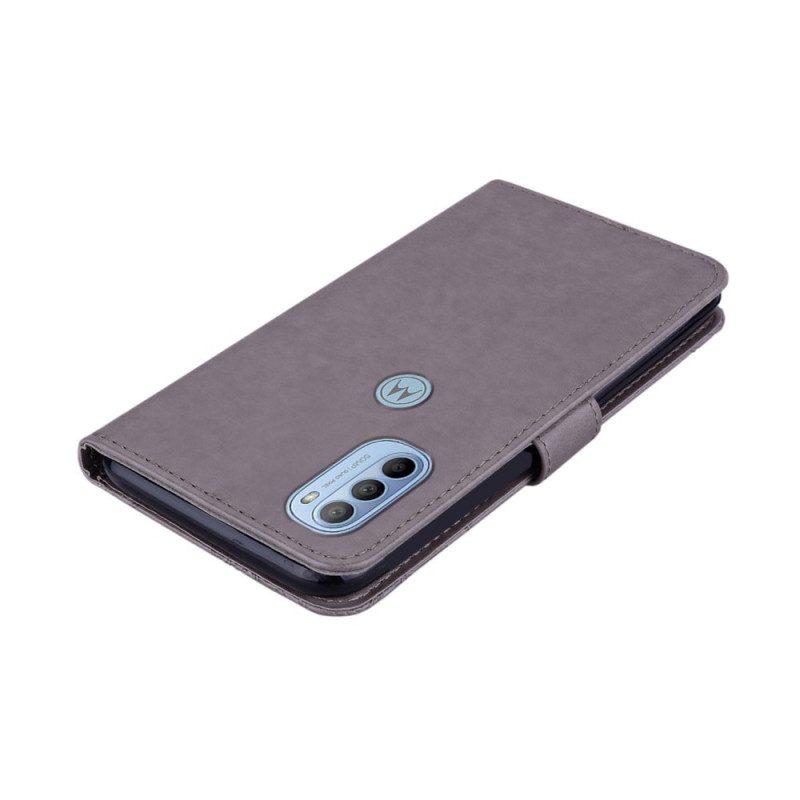 Folio-hoesje voor Moto G41 / G31 Uil Mandala En Charme