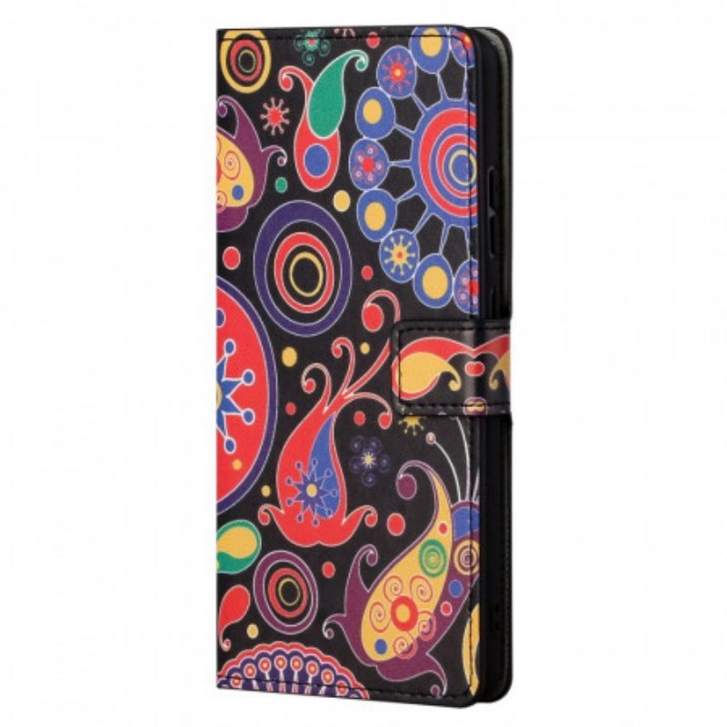 Leren Hoesje voor Moto G41 / G31 Melkweg Tekeningen