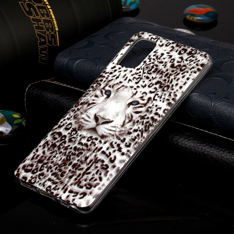 Hoesje voor Samsung Galaxy A51 Luipaard Fluorescerend