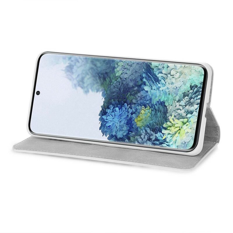 Leren Hoesje voor Samsung Galaxy A51 Pailletten S-ontwerp